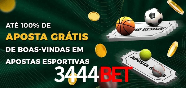 3444bet Ate 100% de Aposta Gratis